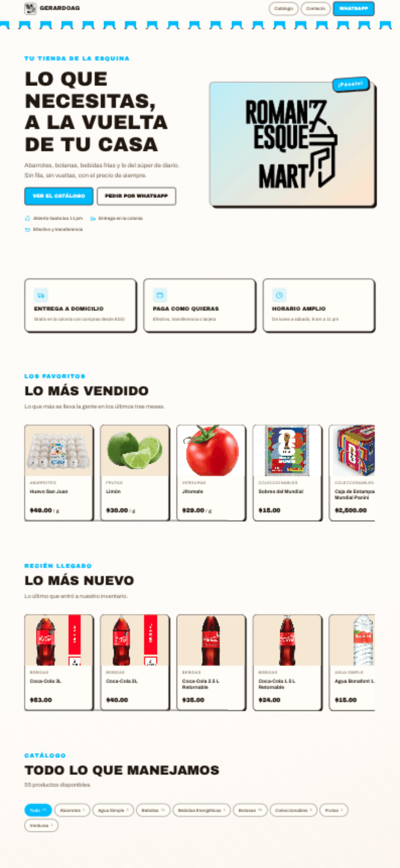 Página de producto del catálogo online de TechSellPro en un celular